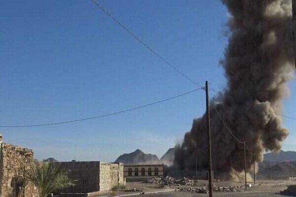 تلفات گسترده یمنی ها در بمباران سنگین ائتلاف سعودی در تعز