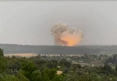 وقوع انفجار مهیب در کارخانه صنایع موشکی رژیم صهیونیستی+ فیلم